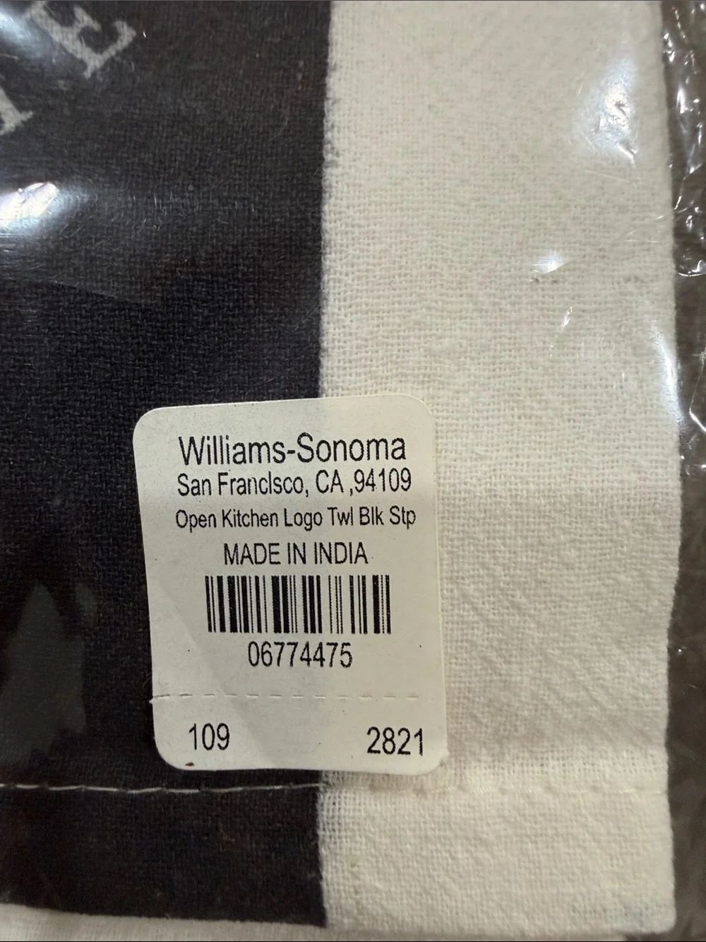 Williams Sonoma set up